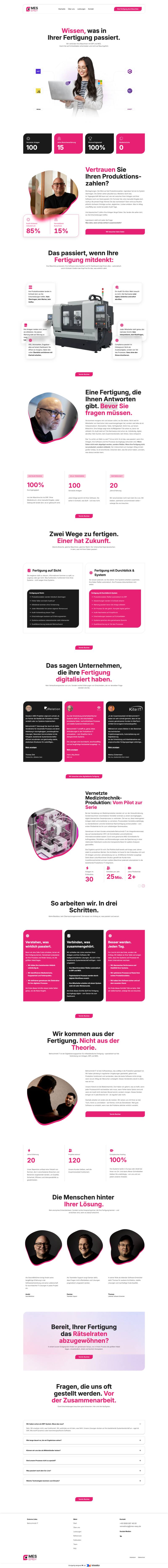 MES Easy, Website